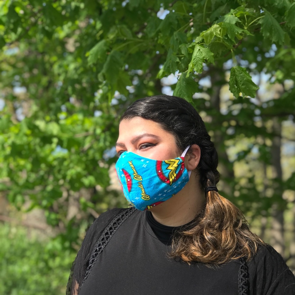 Wonder Woman face mask